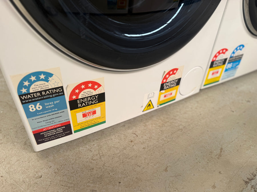 Factory second Haier 10kg / 5kg Washer Dryer Combo – 600 Series (HWD1050AN1) - Second Hand Appliances Geebung