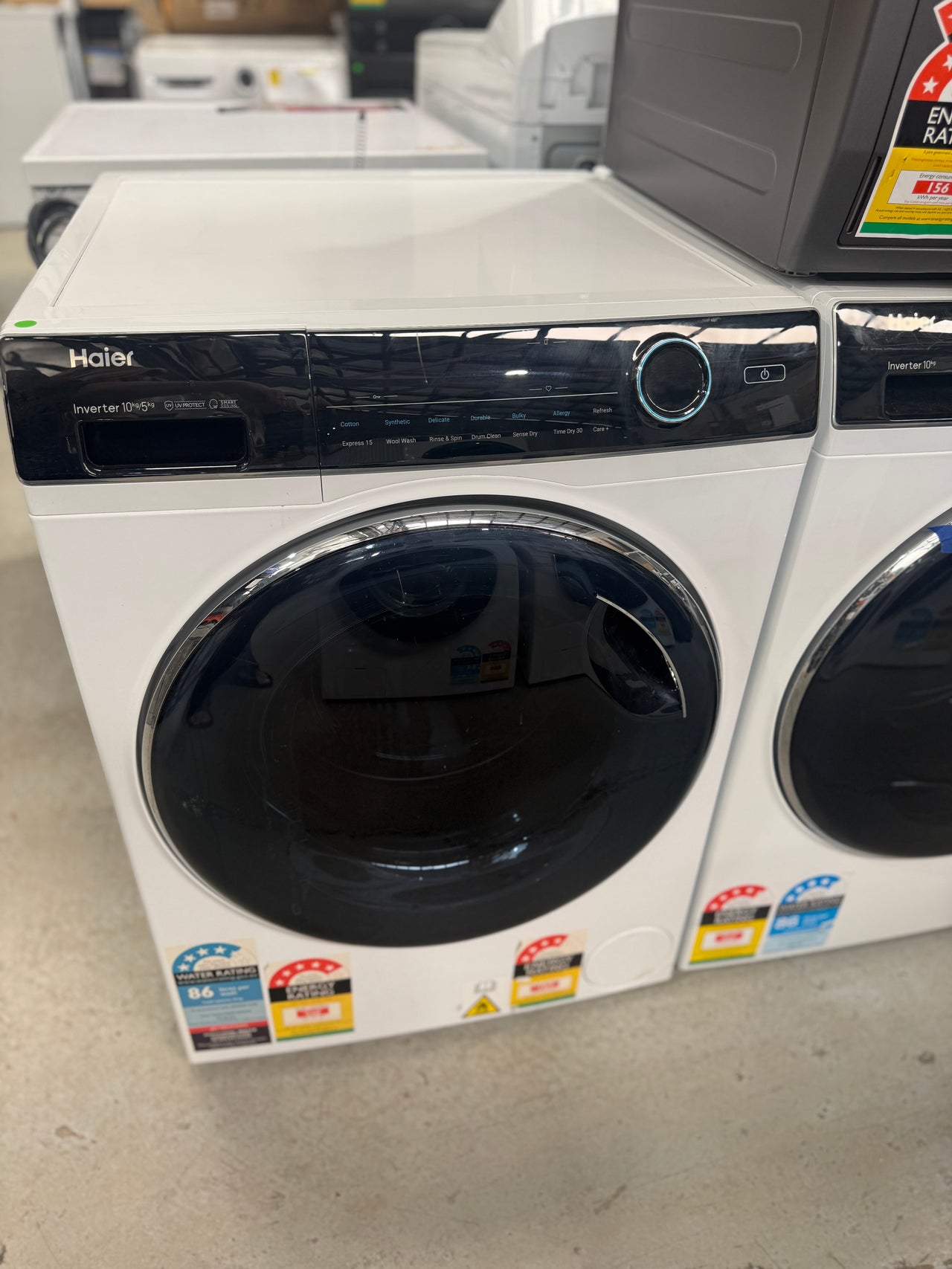 Factory second Haier 10kg / 5kg Washer Dryer Combo – 600 Series (HWD1050AN1) - Second Hand Appliances Geebung