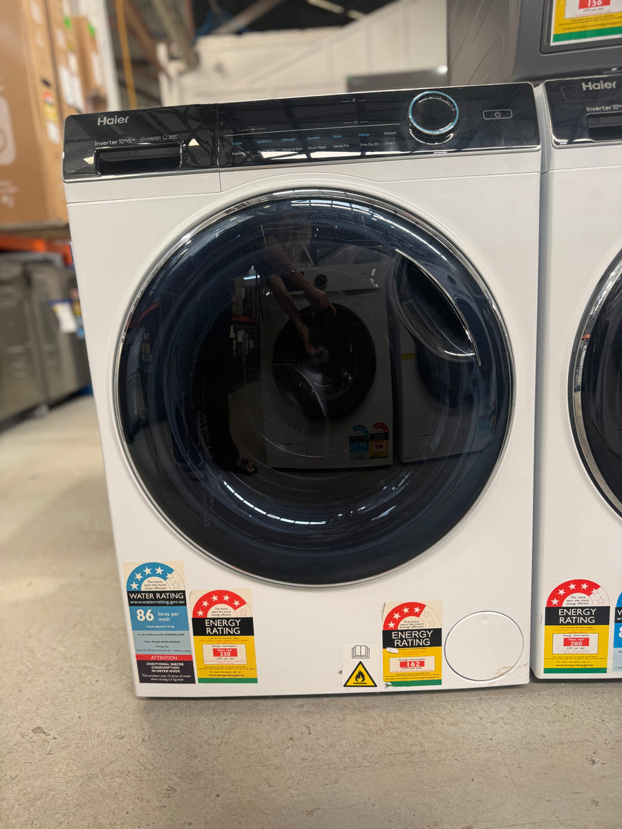Factory second Haier 10kg / 5kg Washer Dryer Combo – 600 Series (HWD1050AN1) - Second Hand Appliances Geebung