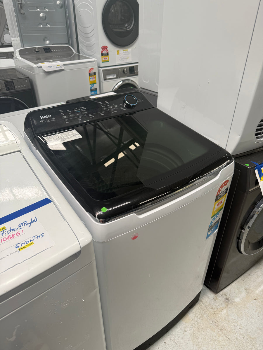Factory second Haier 10kg Top Load Washer HWT10AD1 - Second Hand Appliances Geebung