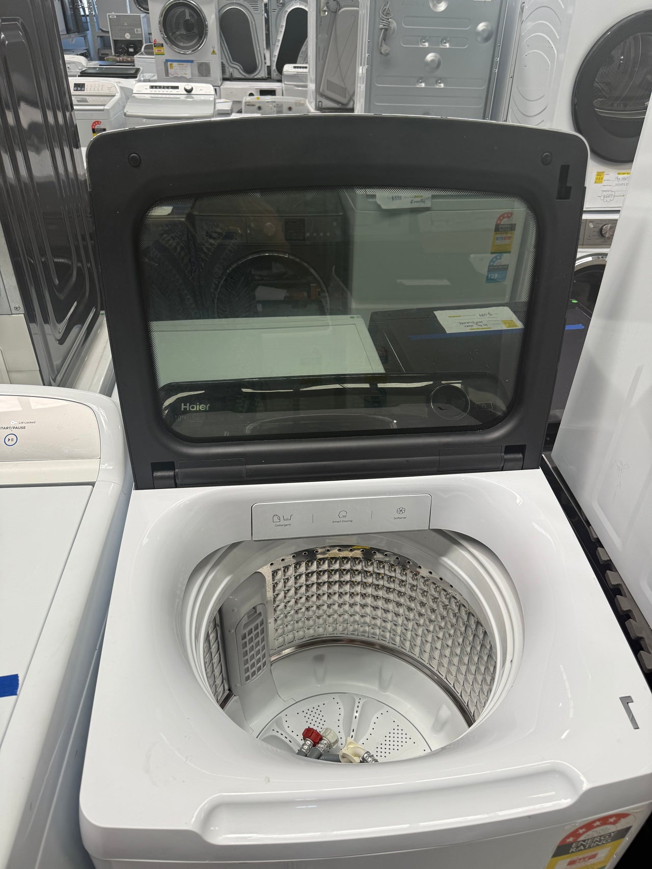 Factory second Haier 10kg Top Load Washer HWT10AD1 - Second Hand Appliances Geebung
