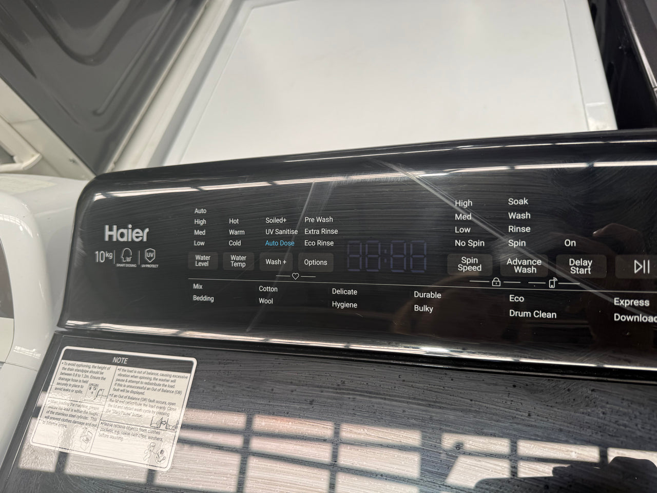 Factory second Haier 10kg Top Load Washer HWT10AD1 - Second Hand Appliances Geebung