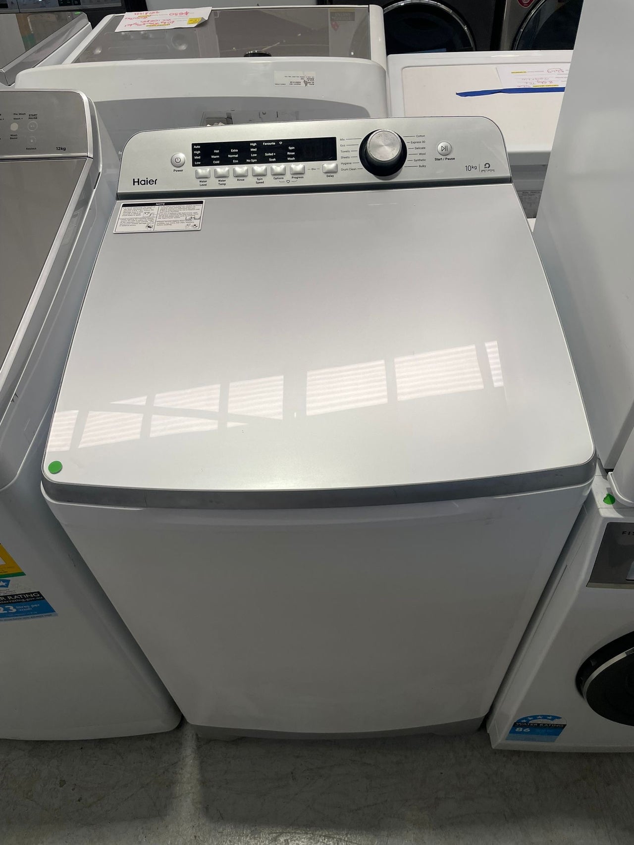 Buy Factory second Haier 10kg Top Load Washing Machine – White  Model: HWT10AN1 |  | [product_variant] | Second Hand Appliances Geebung Brisbane