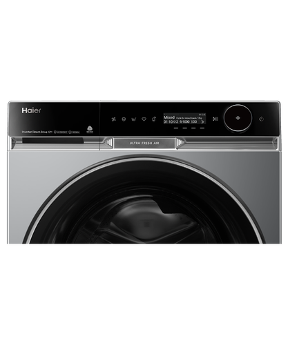 Factory second Haier 12kg 600 Series Front Load Washing Machine – Black Model: HWF12PXB1 - Second Hand Appliances Geebung