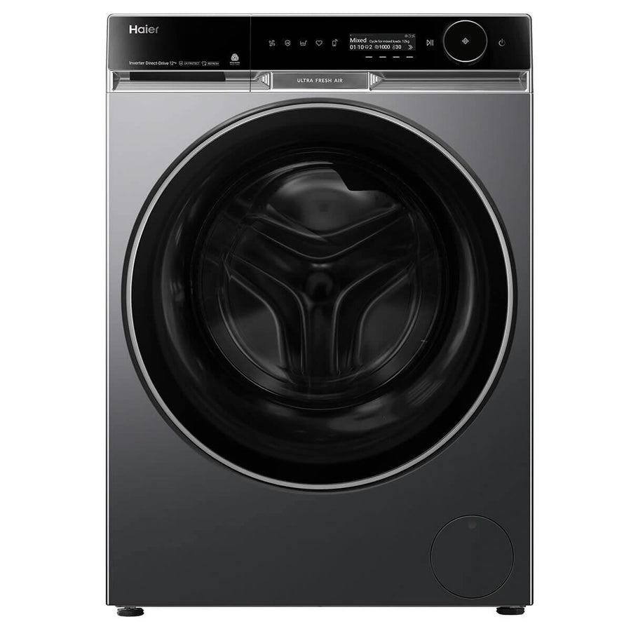 Factory second Haier 12kg 600 Series Front Load Washing Machine – HWF12PXB1 - Second Hand Appliances Geebung