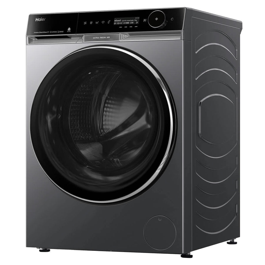 Factory second Haier 12kg 600 Series Front Load Washing Machine – HWF12PXB1 - Second Hand Appliances Geebung