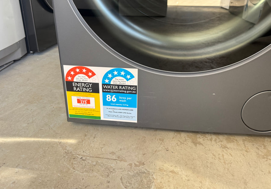 Factory second Haier 12kg 600 Series Front Load Washing Machine – HWF12PXB1 - Second Hand Appliances Geebung