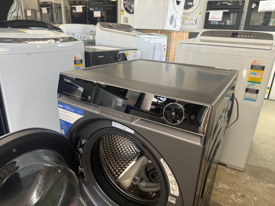 Factory second Haier 12kg 600 Series Front Load Washing Machine – HWF12PXB1 - Second Hand Appliances Geebung