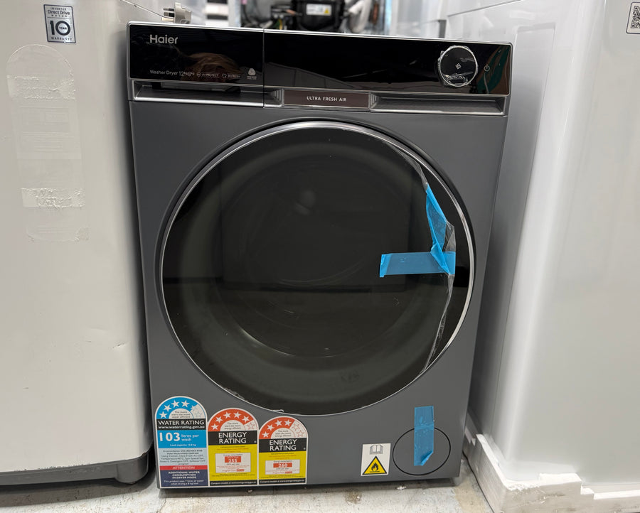 Factory second Haier 12kg / 8kg Washer Dryer Combo HWD1280PXB1 - Second Hand Appliances Geebung