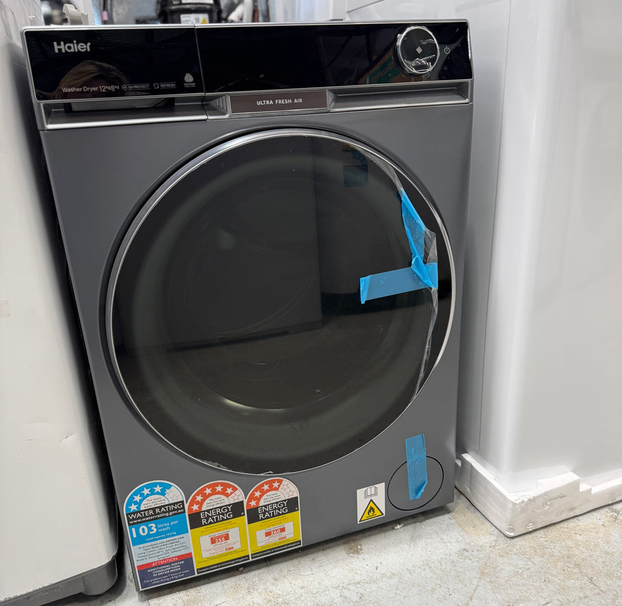 Factory second Haier 12kg / 8kg Washer Dryer Combo HWD1280PXB1 - Second Hand Appliances Geebung