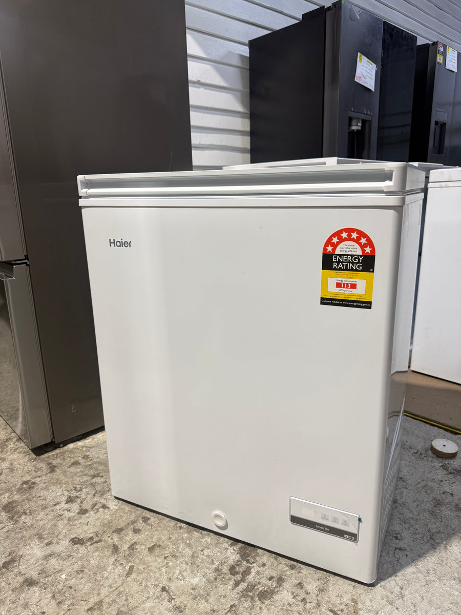 Factory second Haier 137L Series 300 Hybrid Chest Freezer – HCF140W - Second Hand Appliances Geebung