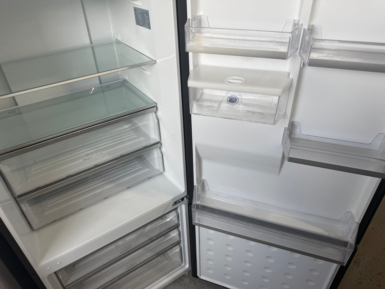 Factory second Haier 416L Bottom Mount Frost Free Fridge HRF450BHC2 - Second Hand Appliances Geebung