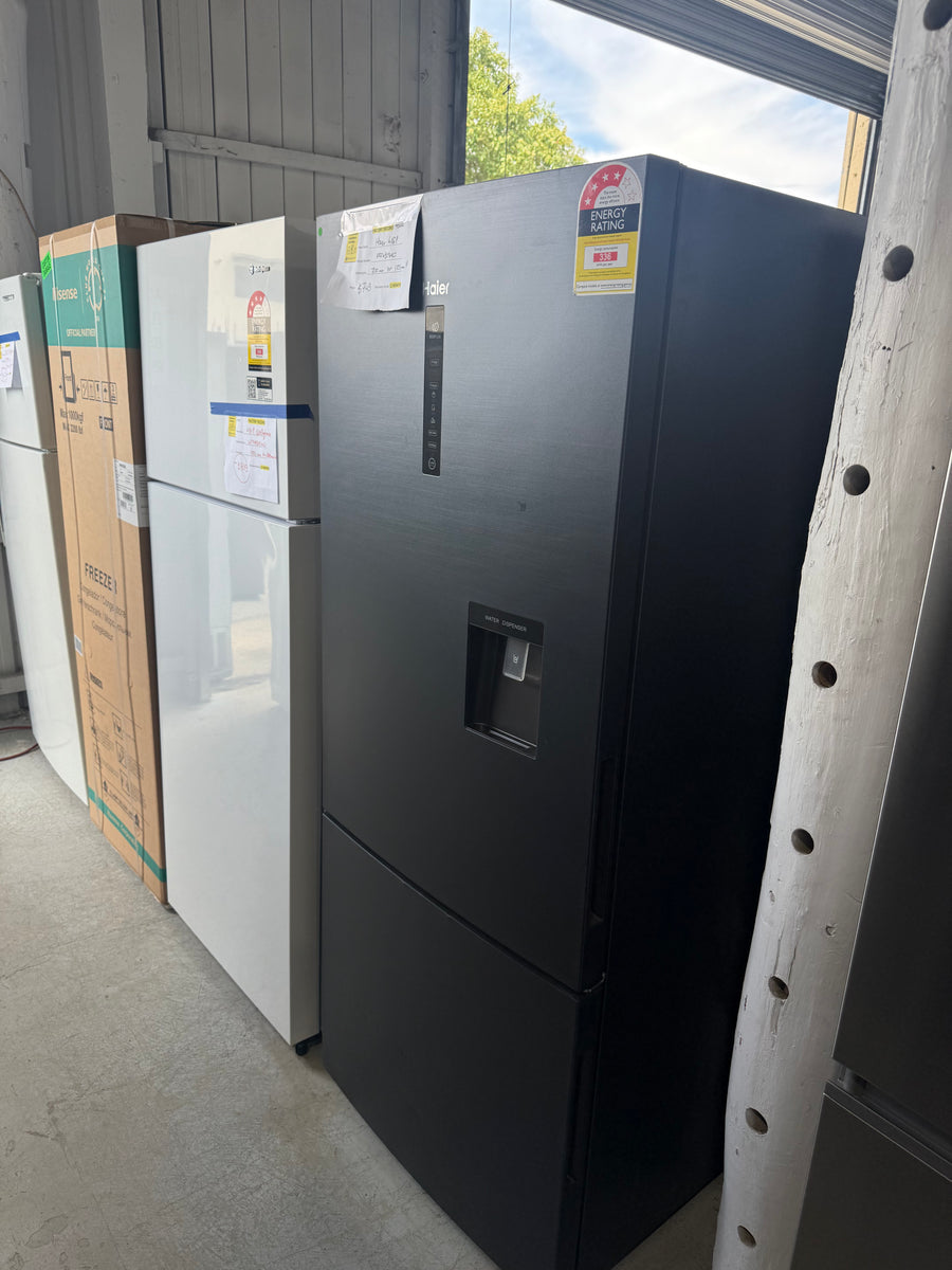 Factory second Haier 416L Bottom Mount Frost Free Fridge HRF450BHC2 - Second Hand Appliances Geebung
