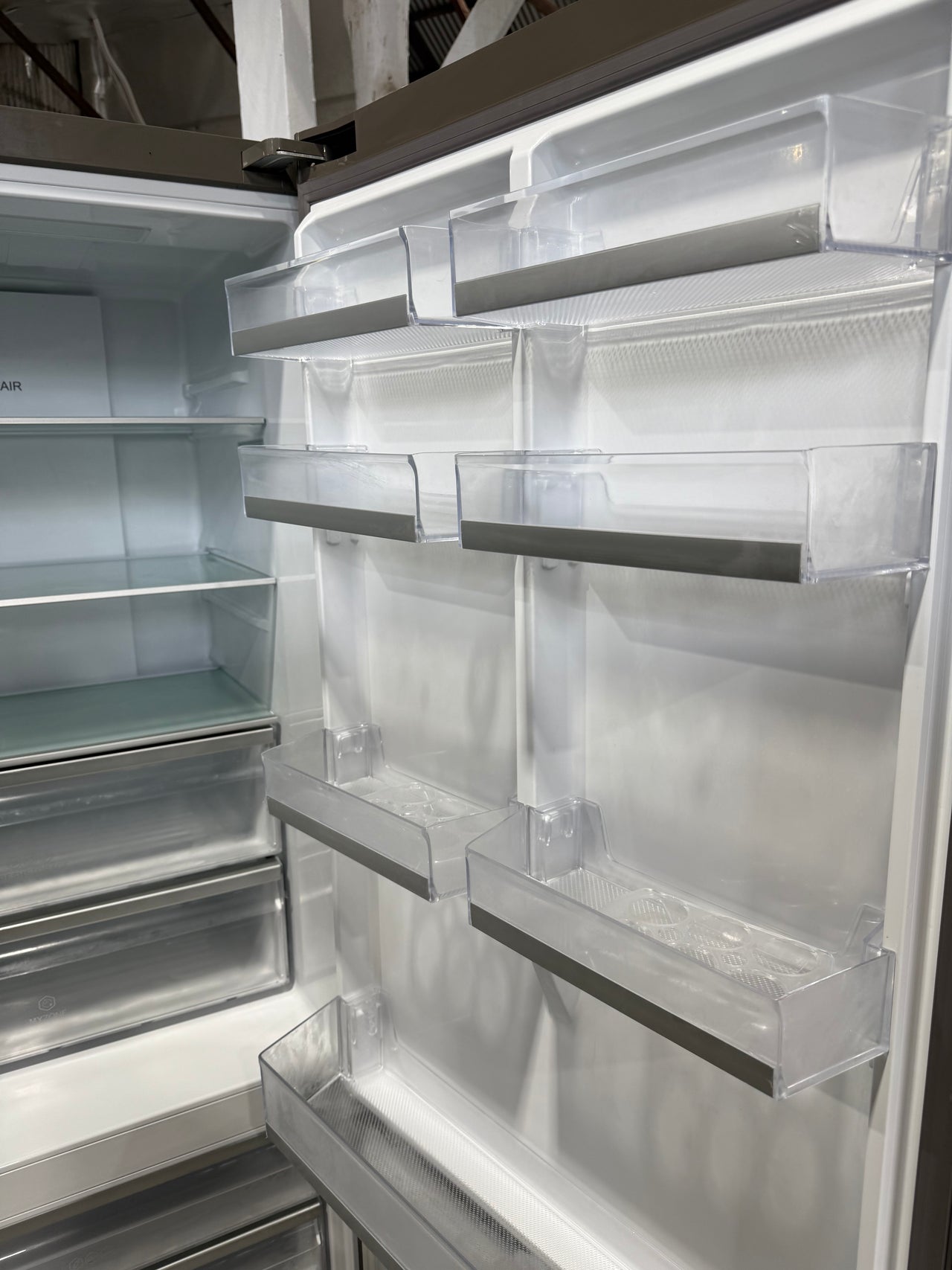 Factory second Haier 416L Bottom Mount Frost Free Fridge HRF450BS2 - Second Hand Appliances Geebung