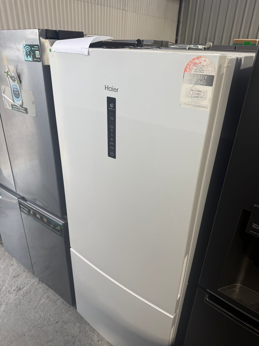 Factory second Haier 416L Bottom Mount Refrigerator – White HRF450BW2 - Second Hand Appliances Geebung