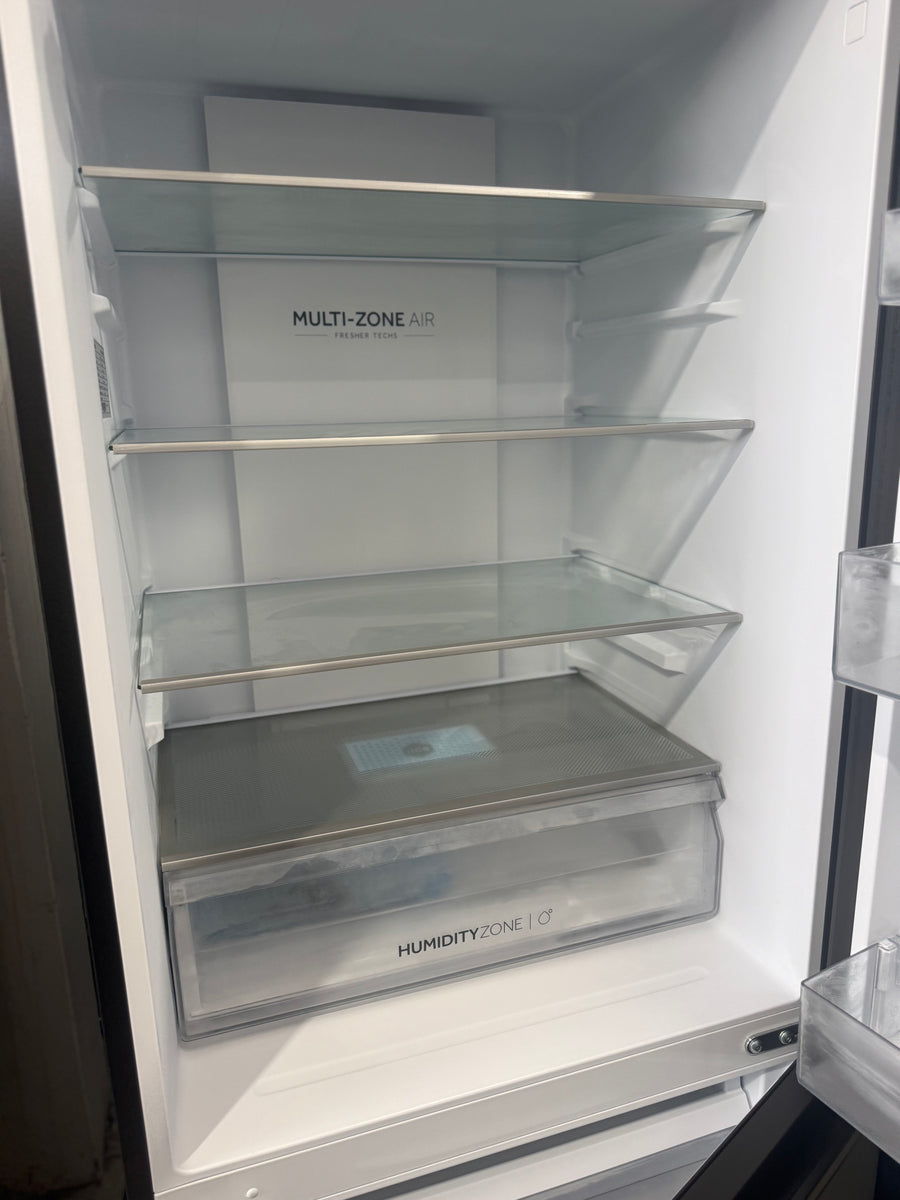 Factory second Haier 433L Bottom Mount Refrigerator Black HRF420BC - Second Hand Appliances Geebung