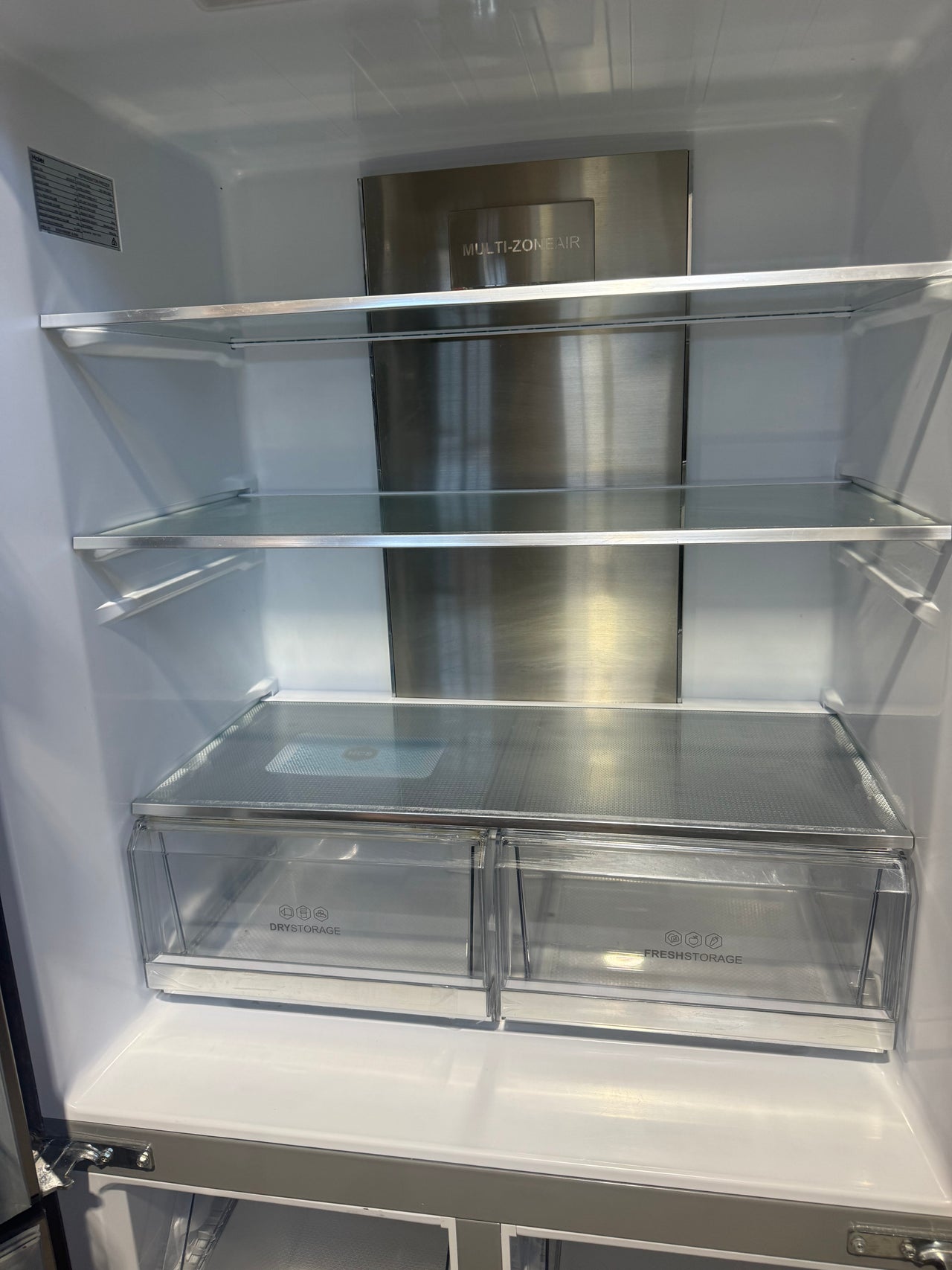 Factory second Haier 463L Quad Door Refrigerator – Satina (HRF516YS) - Second Hand Appliances Geebung