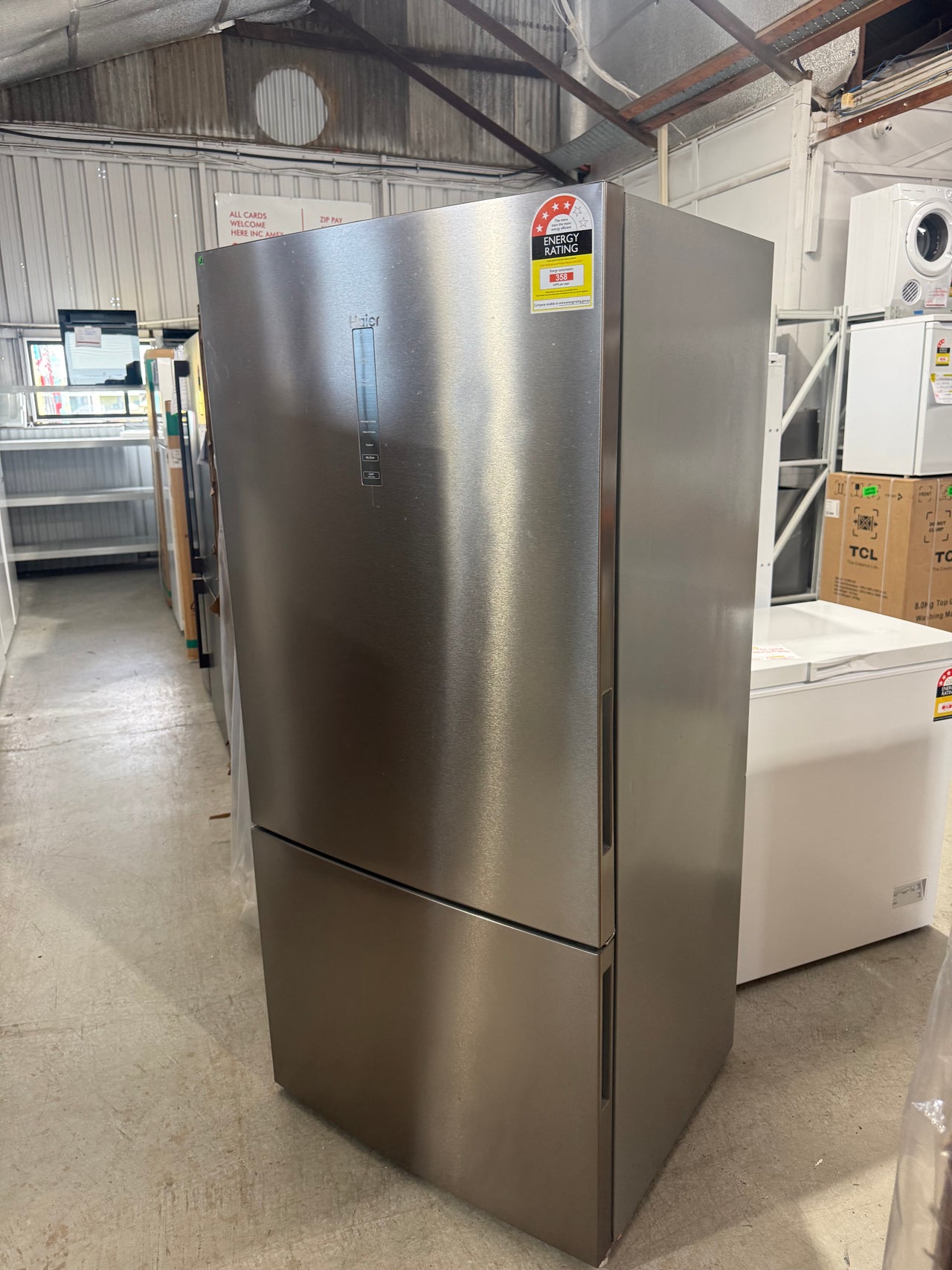 Factory second Haier 493L 600 Series Bottom Mount Refrigerator – Satina | HRF520BS - Second Hand Appliances Geebung