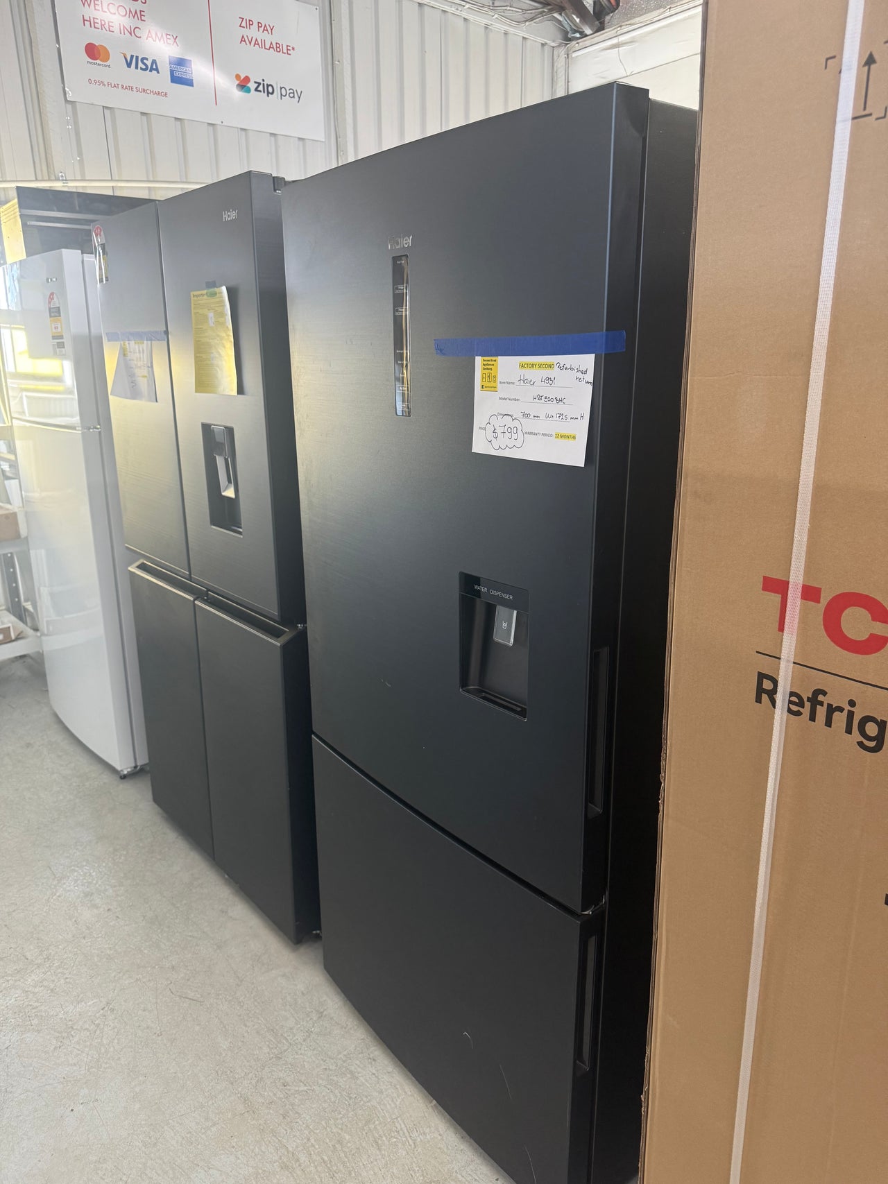 Factory second Haier 493L Bottom Mount Refrigerator Model HRF520BHC - Second Hand Appliances Geebung