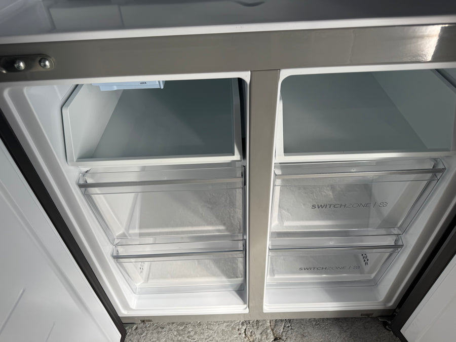 Factory second Haier 508L Quad Door Fridge Black HRF580YPC - Second Hand Appliances Geebung