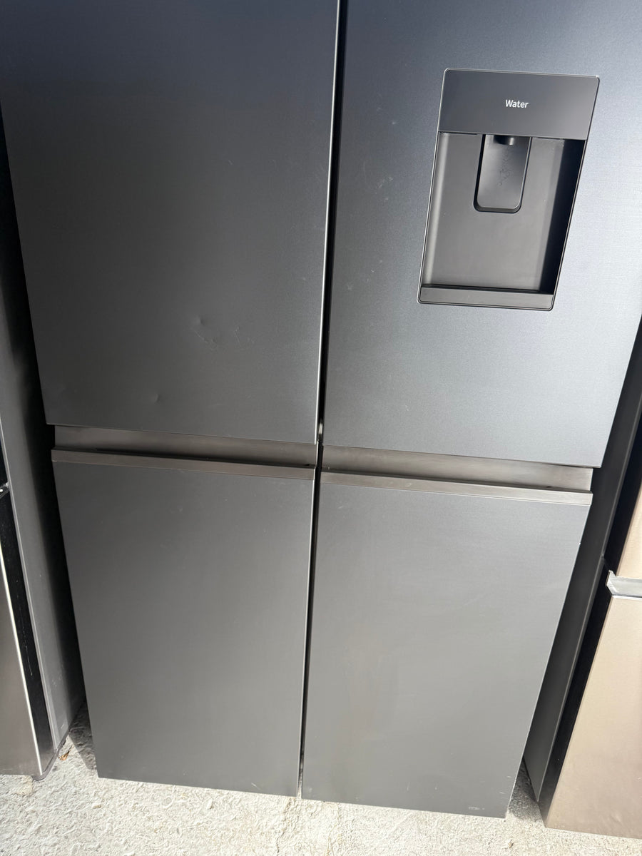 Factory second Haier 508L Quad Door Fridge Black HRF580YPC - Second Hand Appliances Geebung