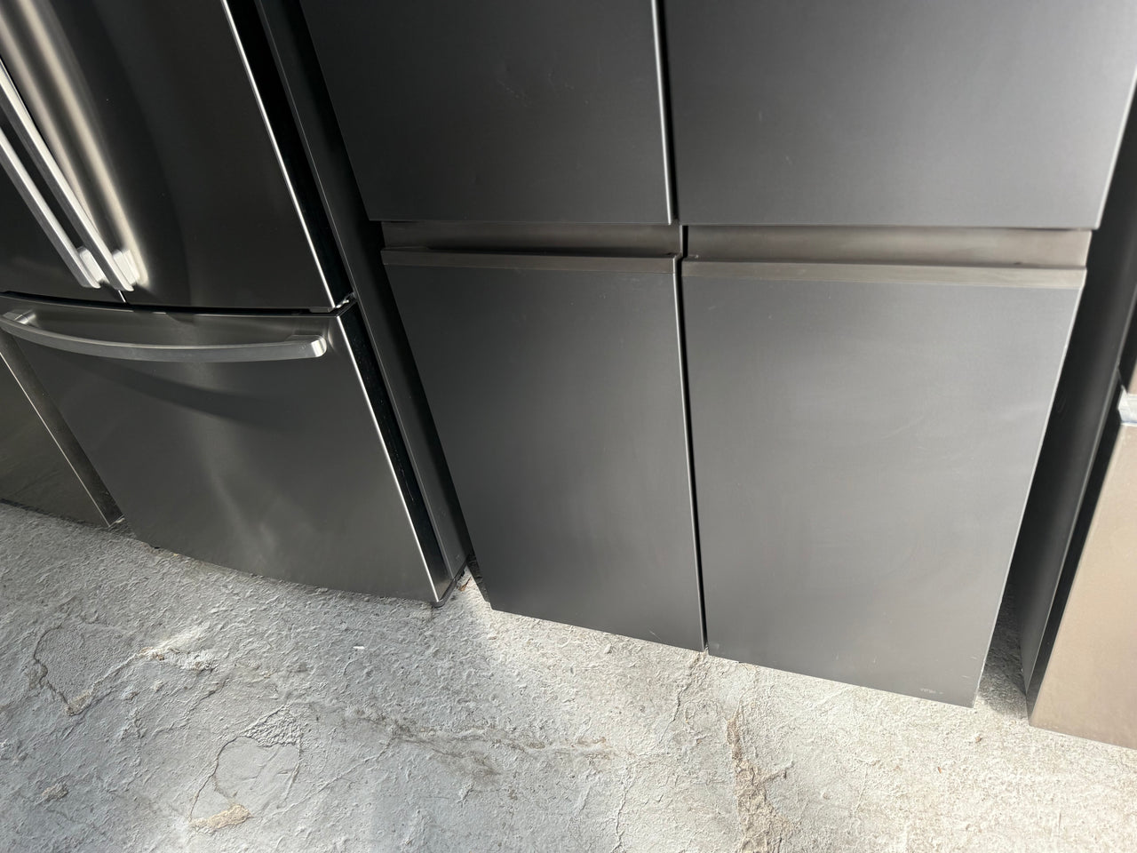 Factory second Haier 508L Quad Door Fridge Black HRF580YPC - Second Hand Appliances Geebung