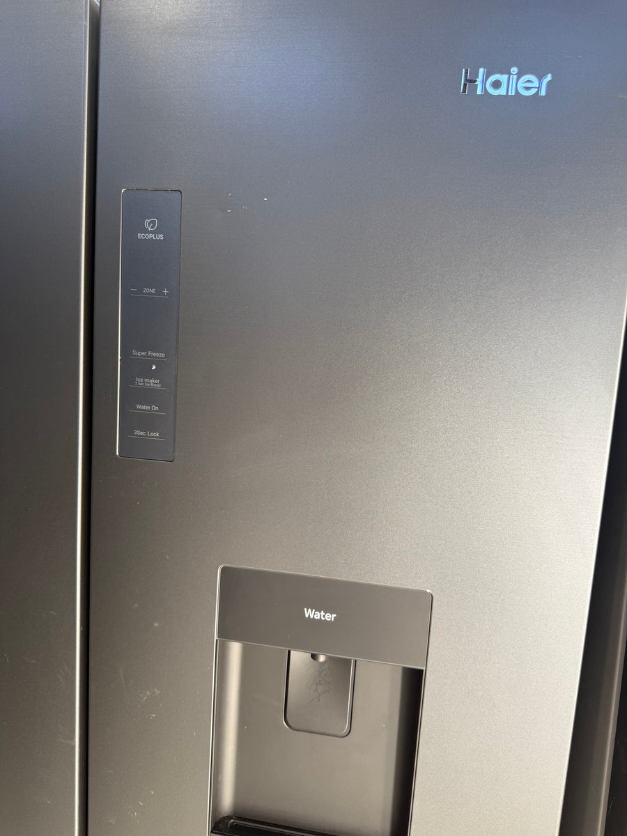 Factory second Haier 508L Quad Door Fridge Black HRF580YPC - Second Hand Appliances Geebung