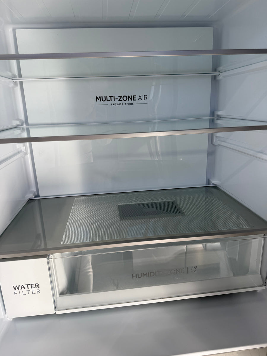 Factory second Haier 508L Quad Door Fridge Black HRF580YPC - Second Hand Appliances Geebung