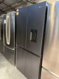 Thumbnail for Factory second Haier 508L Quad Door Fridge Black HRF580YPC - Second Hand Appliances Geebung