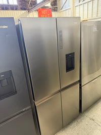 Thumbnail for Factory second Haier 508L Quad Door Fridge with Ice & Plumbed-in Water Dispenser - Stainless Steel Model: HRF580YPS - Second Hand Appliances Geebung