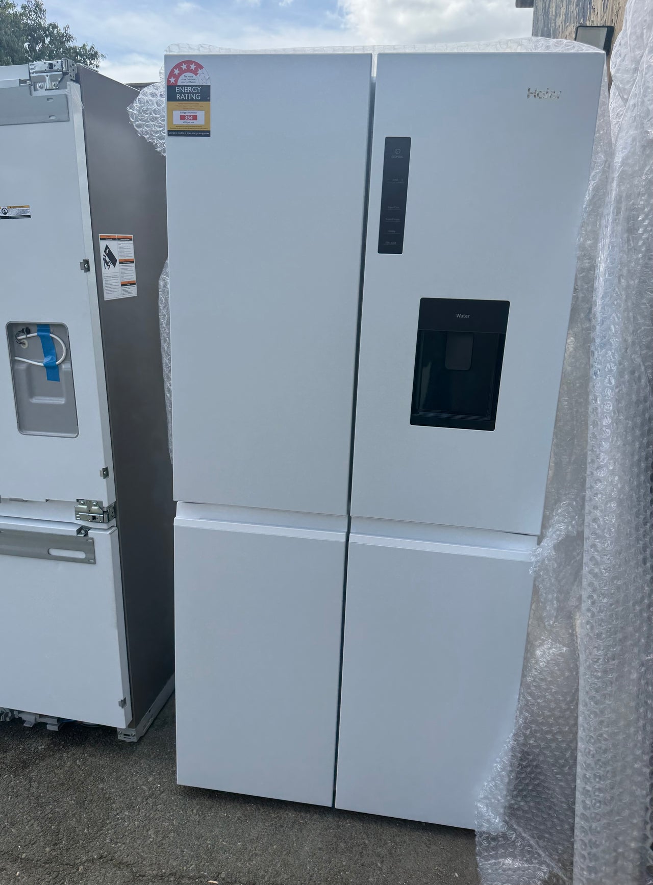 Factory second Haier 508L Quad Door Refrigerator – Model HRF580YHN (NAT) - Second Hand Appliances Geebung