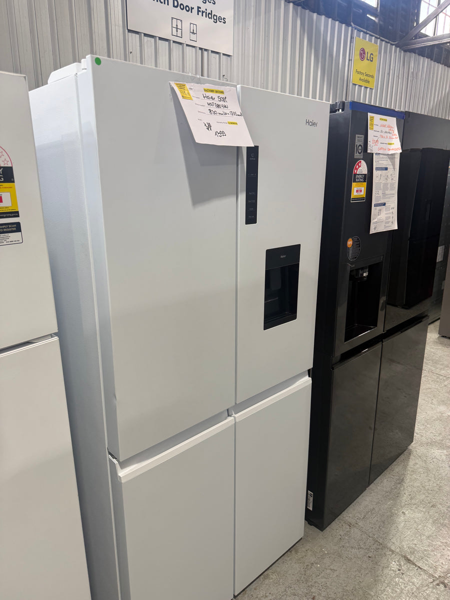 Factory second Haier 508L Quad Door Refrigerator – Model HRF580YHN - Second Hand Appliances Geebung