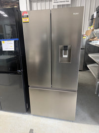 Thumbnail for Factory second Haier 509L French Door Refrigerator with Non-Plumbed Water Dispenser  HRF510FHS - Second Hand Appliances Geebung