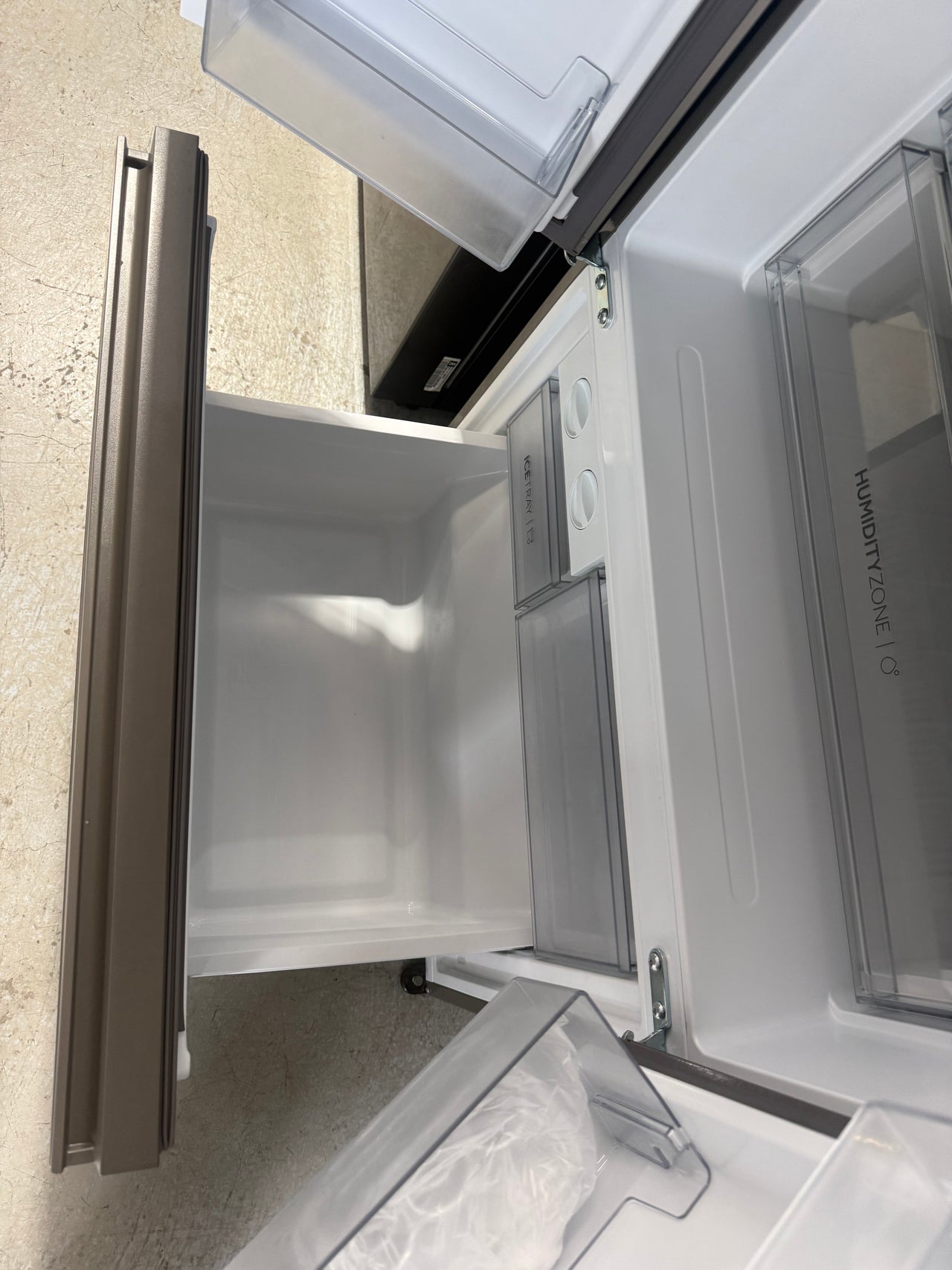 Factory second Haier 509L French Door Refrigerator with Non-Plumbed Water Dispenser  HRF510FHS - Second Hand Appliances Geebung