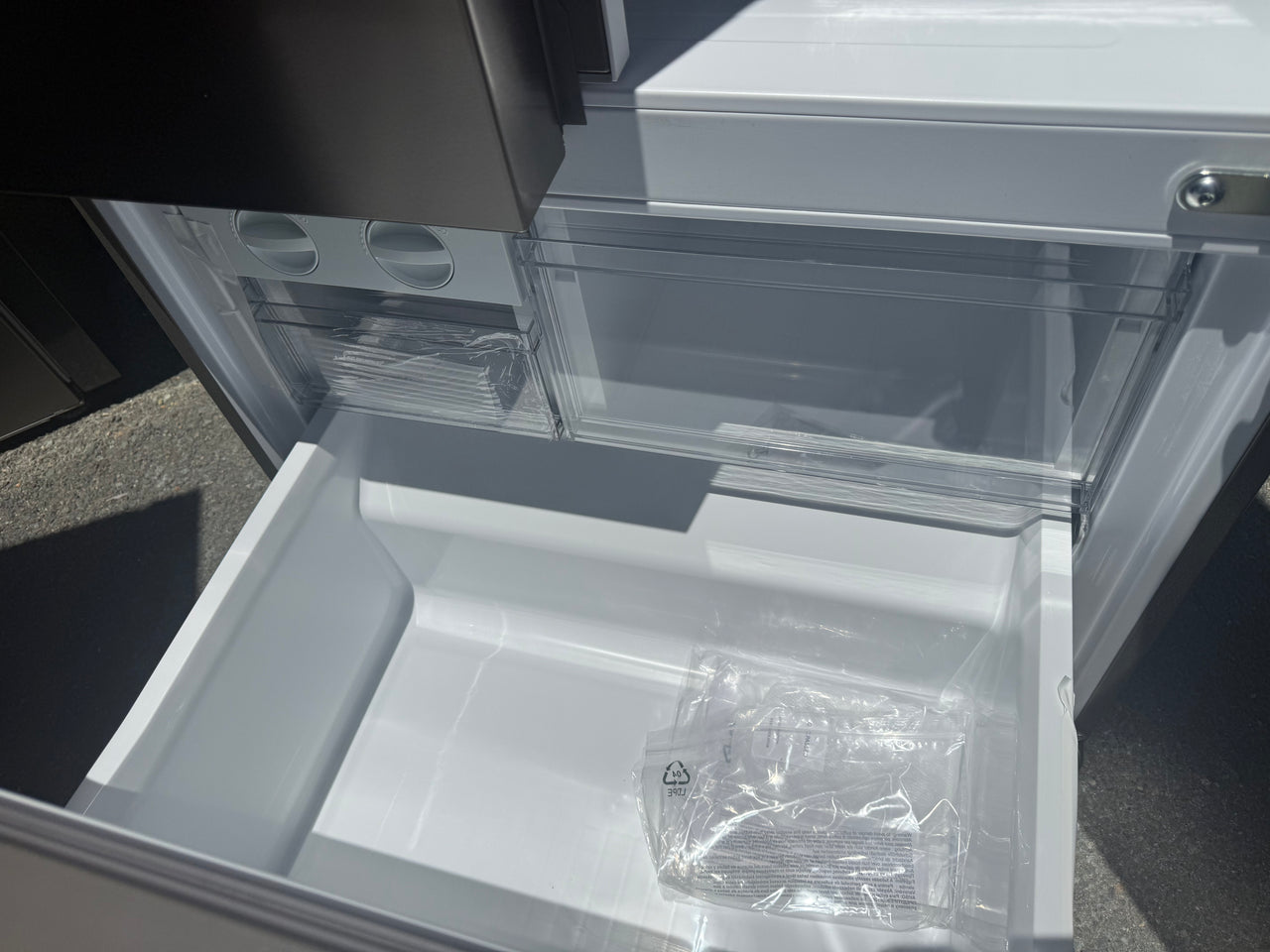 Factory second Haier 509L French Door Refrigerator with Non-Plumbed Water Dispenser  Model: HRF510FHS - Second Hand Appliances Geebung