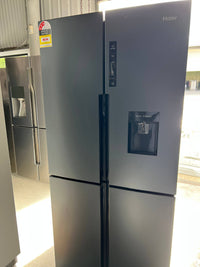 Thumbnail for Factory second Haier 519L Quad Door Fridge with Water Dispenser Black HRF565YHC - Second Hand Appliances Geebung