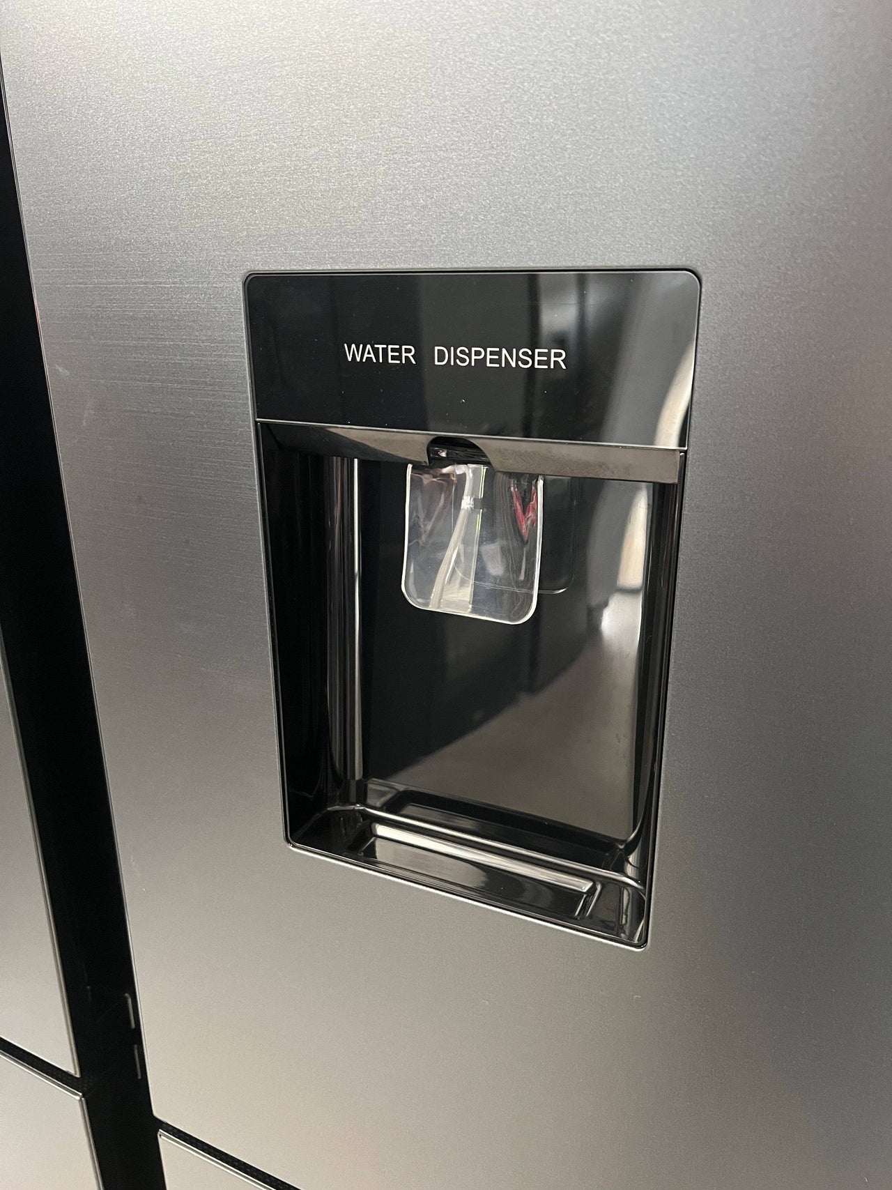 Factory second Haier 519L Quad Door Fridge with Water Dispenser Black HRF565YHC - Second Hand Appliances Geebung