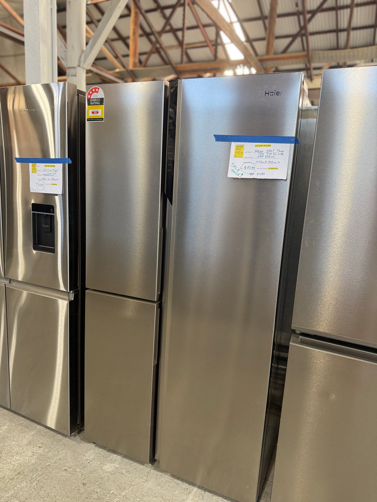 Factory second Haier 575L Side By Side Refrigerator - Second Hand Appliances Geebung