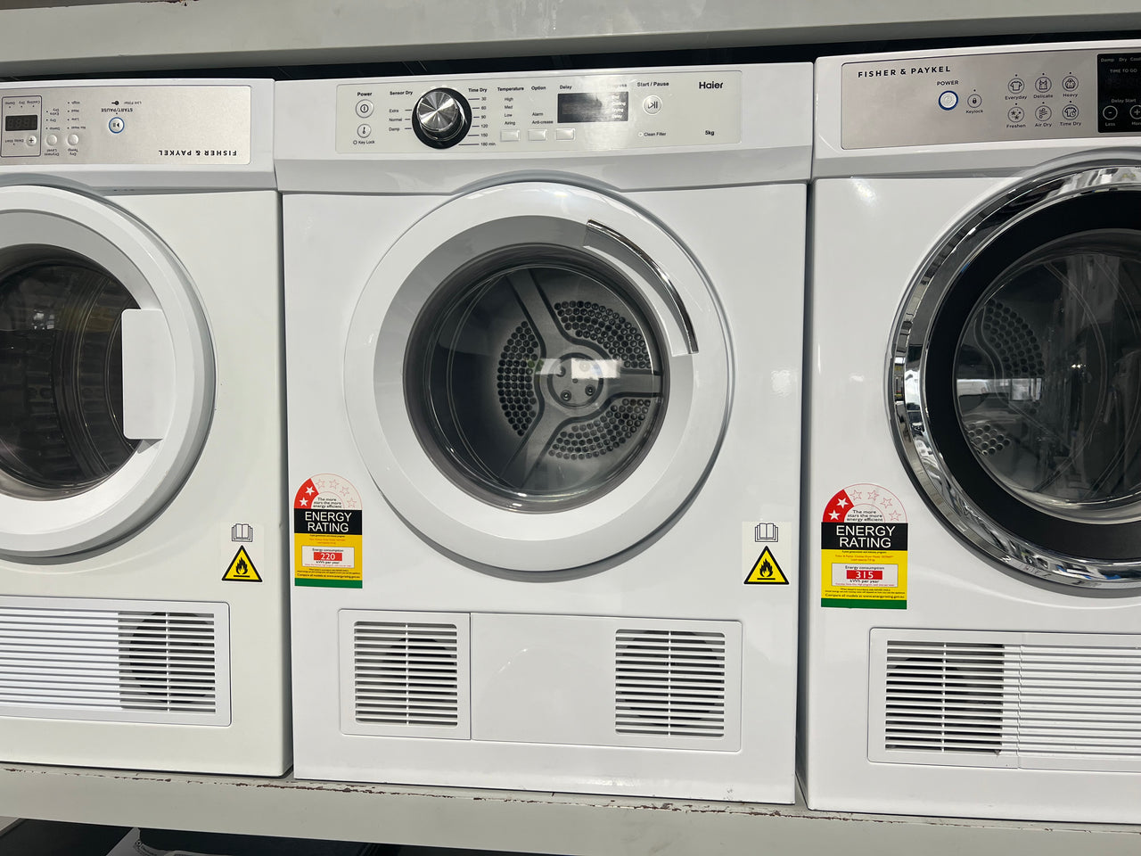 Factory Second Haier 5kg Sensor Vented Dryer HDV50E1 - Second Hand Appliances Geebung