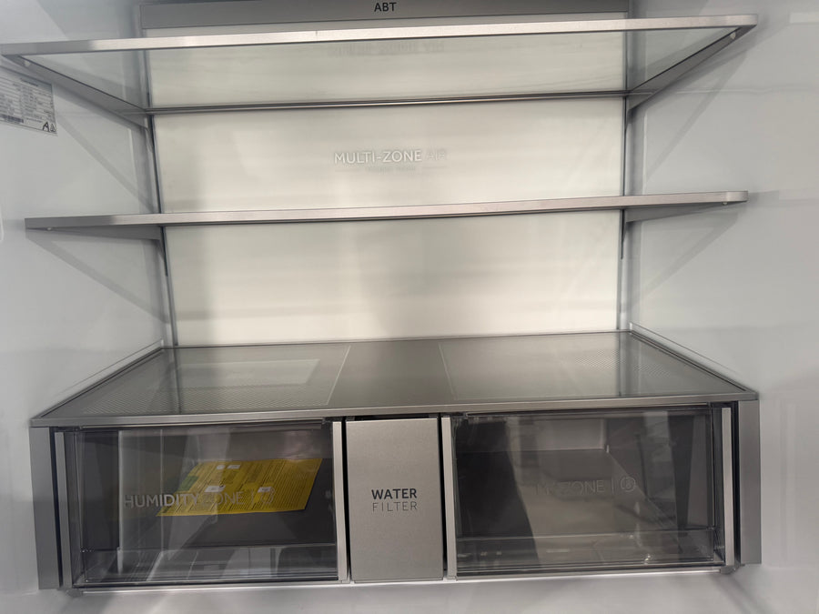 Factory second Haier 601L 600 Series Quad Door Refrigerator Freezer – Matte Black, Ice & Water  Model: HRF680YZC - Second Hand Appliances Geebung
