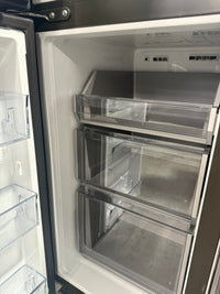 Thumbnail for Factory second Haier 601L 600 Series Quad Door Refrigerator Freezer – Matte Black, Ice & Water  Model: HRF680YZC - Second Hand Appliances Geebung