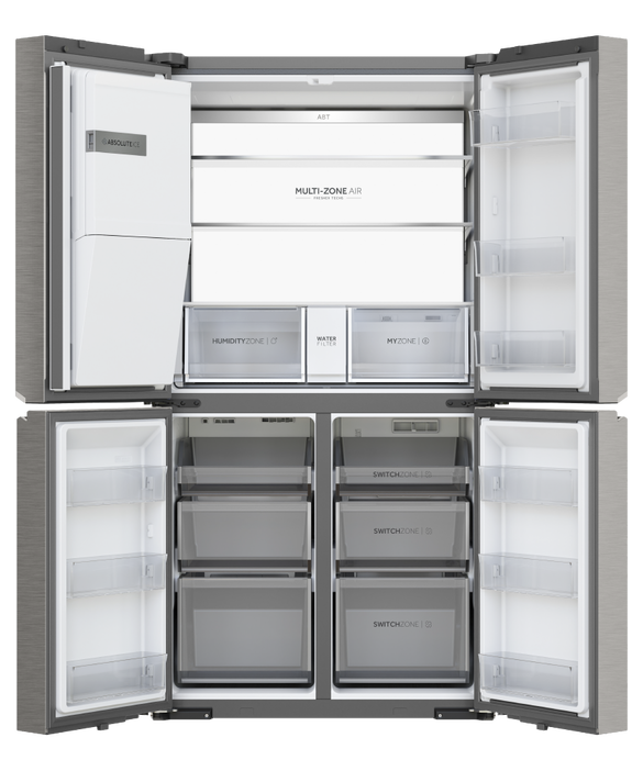 Buy Factory second Haier 601L 600 Series Quad Door Refrigerator – HRF680YZS(NAT) |  | [product_variant] | Second Hand Appliances Geebung Brisbane