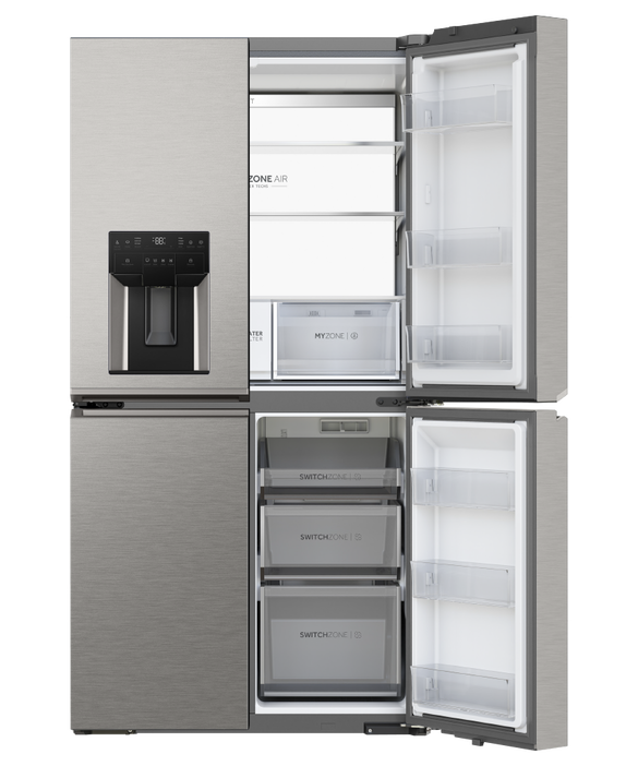 Buy Factory second Haier 601L 600 Series Quad Door Refrigerator – HRF680YZS(NAT) |  | [product_variant] | Second Hand Appliances Geebung Brisbane