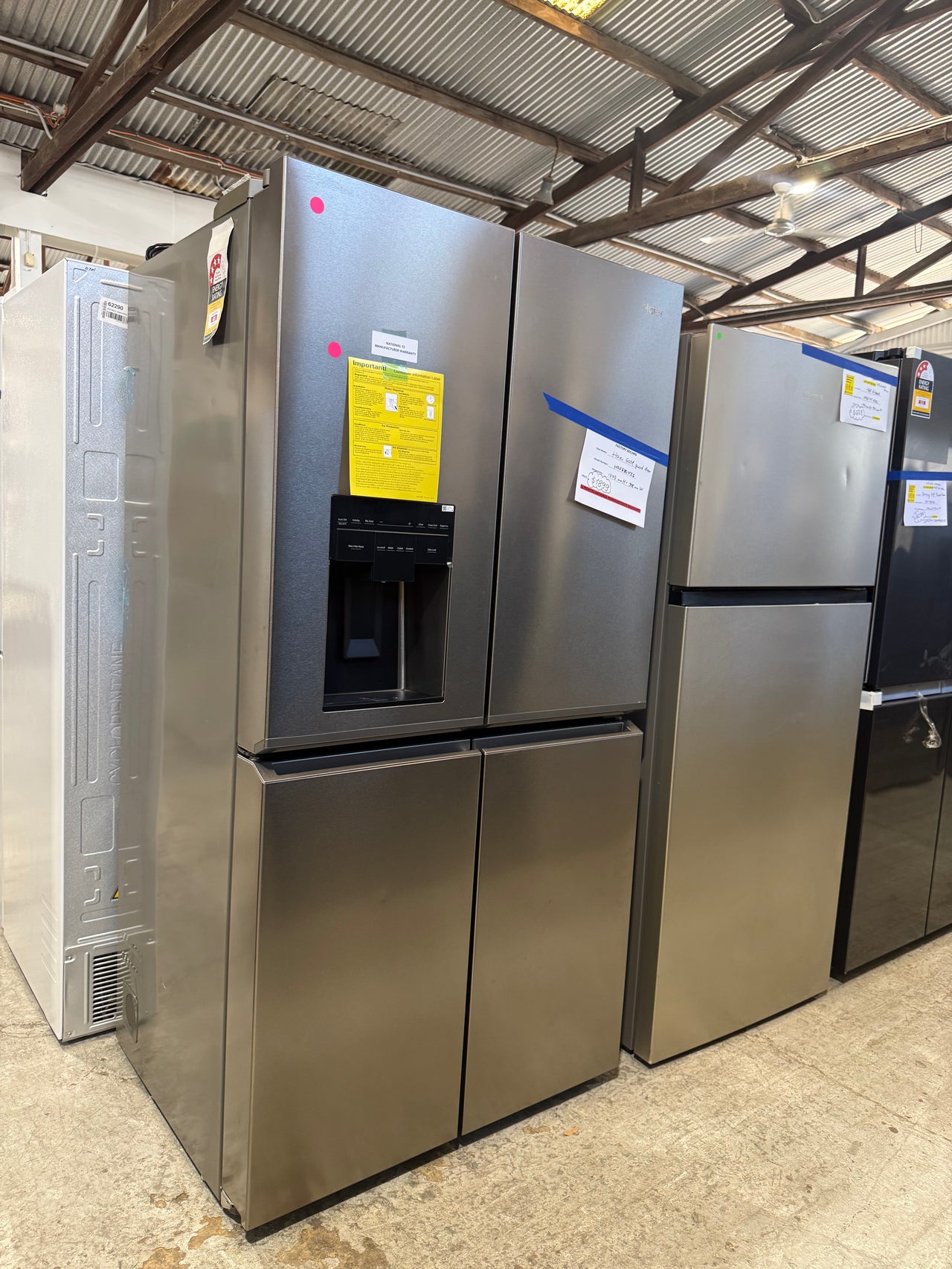 Buy Factory second Haier 601L 600 Series Quad Door Refrigerator – HRF680YZS(NAT) |  | [product_variant] | Second Hand Appliances Geebung Brisbane