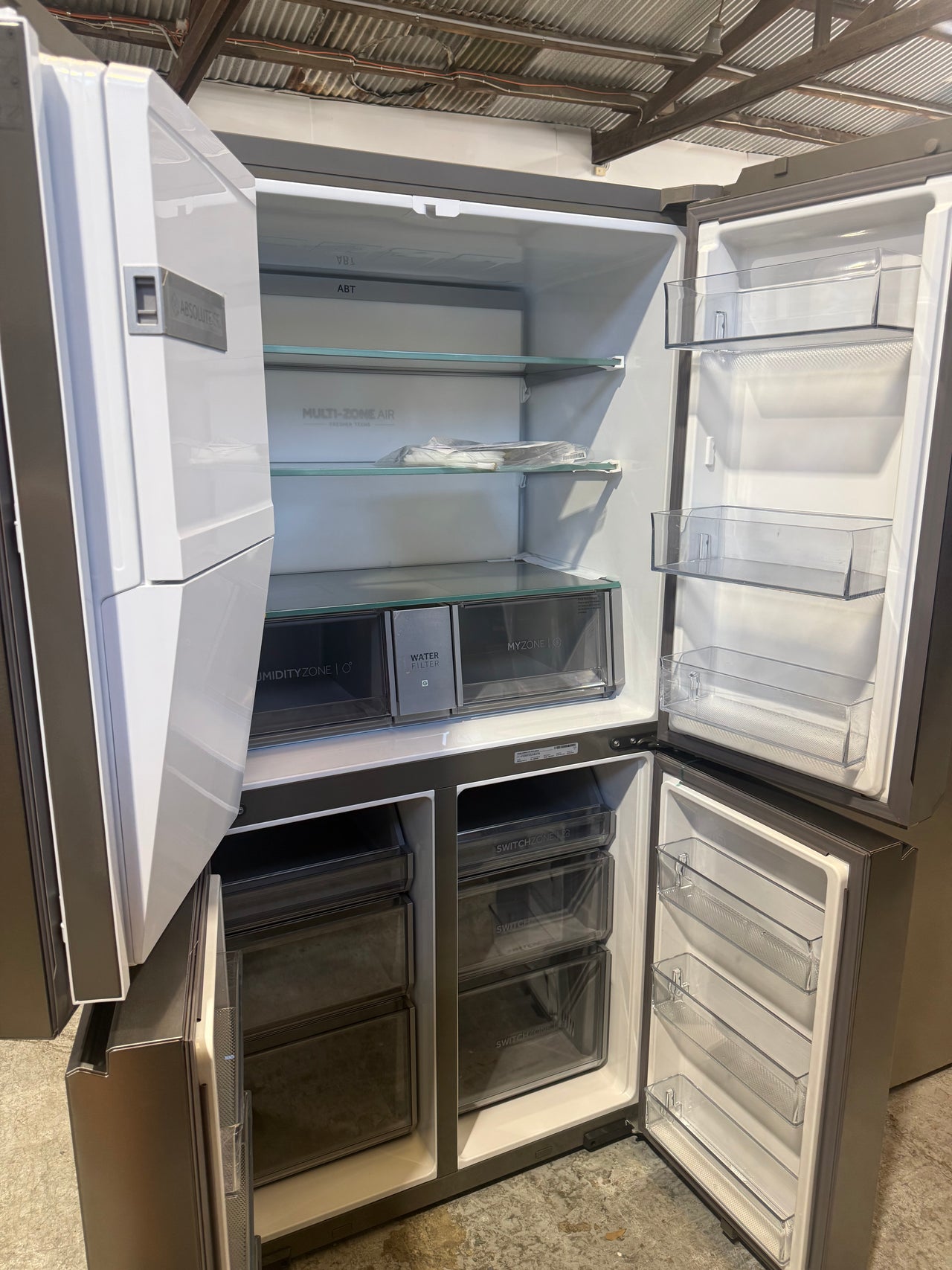 Buy Factory second Haier 601L 600 Series Quad Door Refrigerator – HRF680YZS(NAT) |  | [product_variant] | Second Hand Appliances Geebung Brisbane