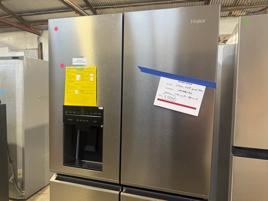 Buy Factory second Haier 601L 600 Series Quad Door Refrigerator – HRF680YZS(NAT) |  | [product_variant] | Second Hand Appliances Geebung Brisbane