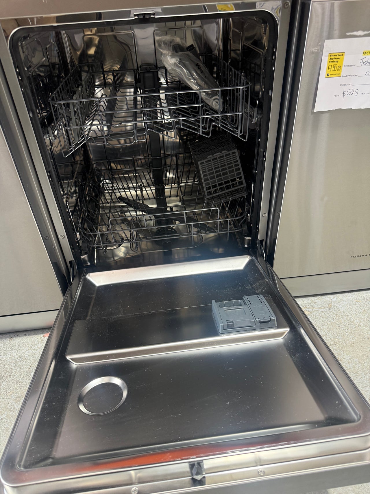 Factory second Haier 60cm Freestanding Dishwasher – HDW13FOS1 - Second Hand Appliances Geebung