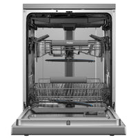 Thumbnail for Factory second Haier 60cm Freestanding Dishwasher with Steam – Satina Finish HDW15F3S1 - Second Hand Appliances Geebung