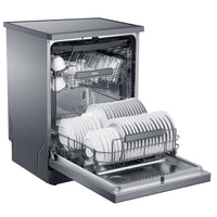 Thumbnail for Factory second Haier 60cm Freestanding Dishwasher with Steam – Satina Finish HDW15F3S1 - Second Hand Appliances Geebung