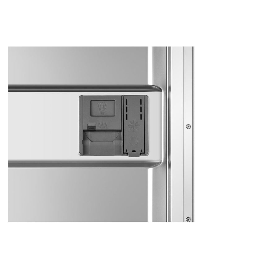 Factory second Haier 60cm Freestanding Dishwasher with Steam – Satina Finish HDW15F3S1 - Second Hand Appliances Geebung